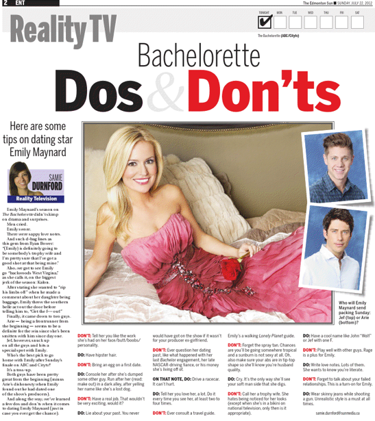 The Bachelorette article
