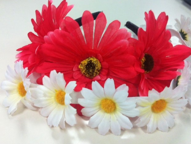 Festival season flower headbands